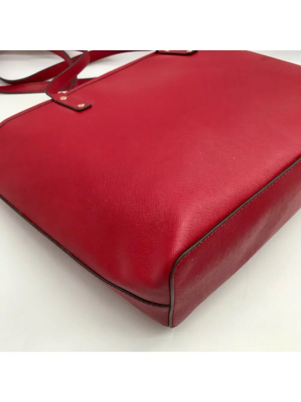Michael Kors Jet Set Red Saffiano Leather Tote